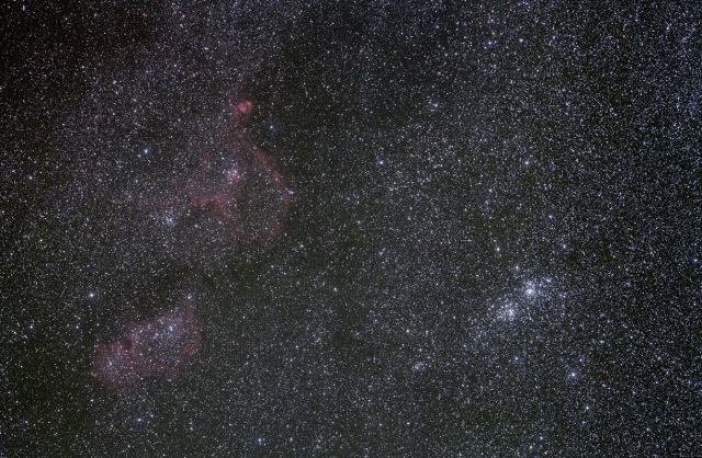 IC 1848, IC 1805, NGC 884, NGC 869