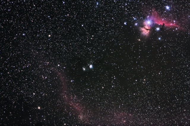 M 78, NGC 2024, IC 434, Barnard 33