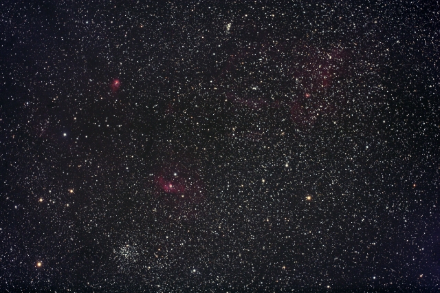 NGC 7635, NGC 7538, NGC 7510