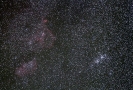 IC 1848, IC 1805, NGC 884, NGC 869
